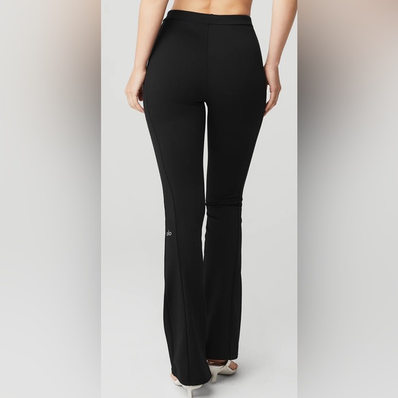 ALO High -Waist 7/8 zip It Flare legguin Size XS Black - Picture 2 of 14